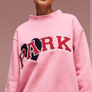 Parke Jean Heart Varsity Mockneck